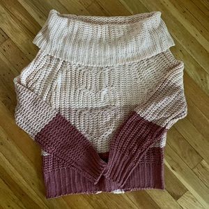 Junior knit sweater